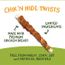 Pet 'n Shape Chicken Hide Twists Dog Treats 10", 6pk
