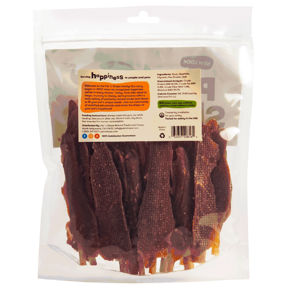 Pet 'n Shape Duck Skewers Dog Treats 16oz