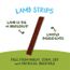 Pet 'n Shape Lamb Strips Dog Treats 3oz