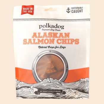 Polkadog Alaskan Salmon Chips Dog & Cat Treats 2.75oz