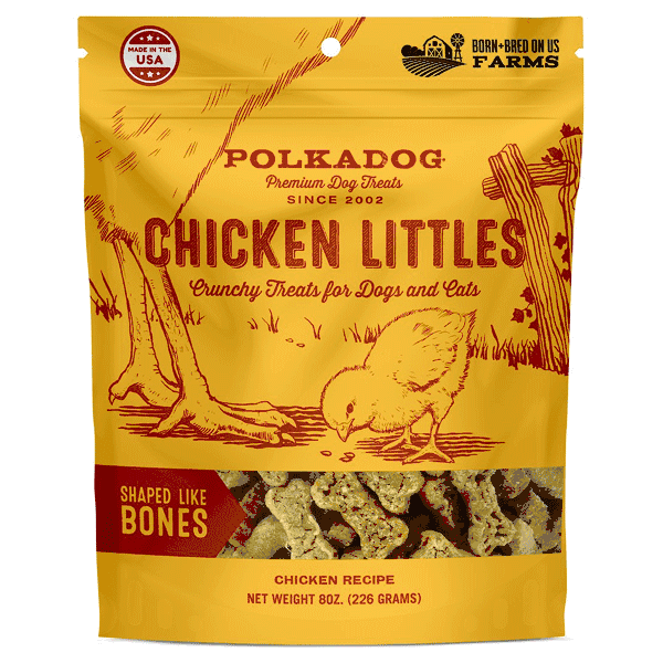 Polkadog Bakery Chicken Littles Dog & Cat Treats 8oz