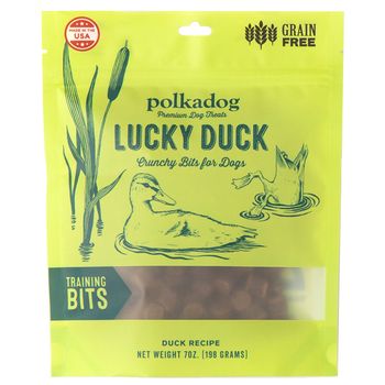Polkadog Lucky Duck Training Bits Dog Treats 7oz