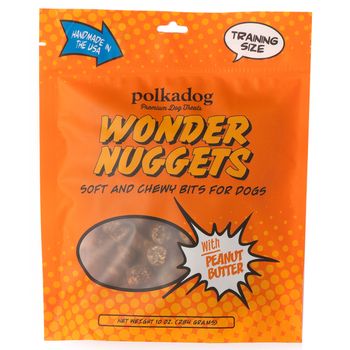 Polkadog Wonder Nuggets with Peanut Butter Dog Treats 10oz