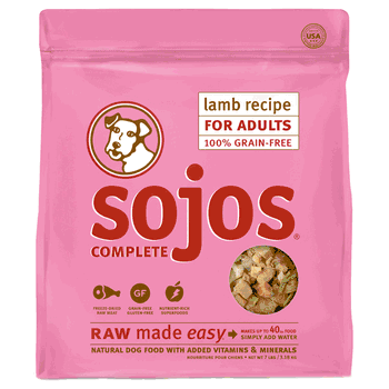 Sojos Complete Lamb Freeze Dried Raw Dog Food 7 lbs