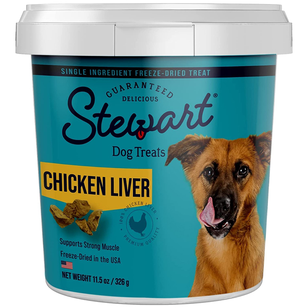 Stewart ProTreat Chicken Liver Freeze Dried Dog Treats 11.5oz