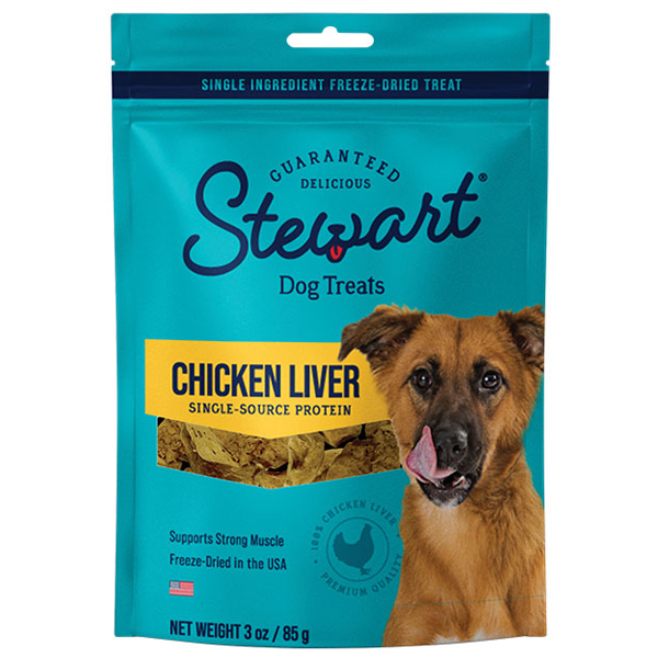 Stewart ProTreat Chicken Liver Freeze Dried Dog Treats 3oz