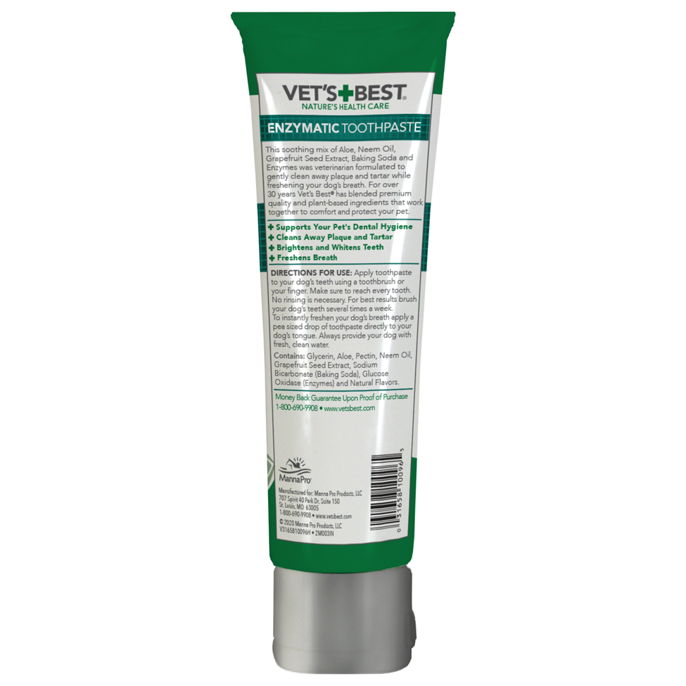 Vet's Best Enzymatic Toothpaste for Dogs 3.5oz