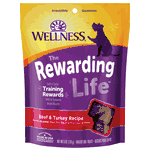 Wellness The Rewarding Life Beef & Turkey Dog Treats 6oz