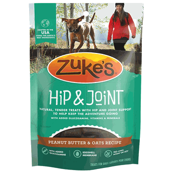 Zuke's Hip & Joint Peanut Butter & Oats Dog Treats 6oz