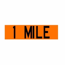 Inch 1 Mile Inch  Overlay Premium Mesh For 48 Inch  Sign