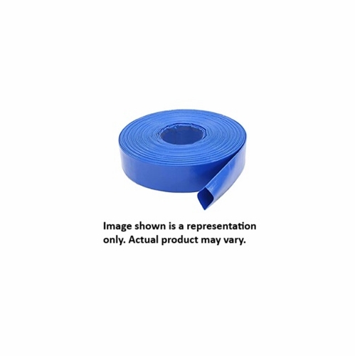 2 inch X 25 ft DISCHARGE HOSE W/ 1 QUICK CONNECT LAY FLAT BLUE HOSE