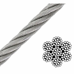 3/8 inch 7X19 WIRE ROPE- GENERAL AIRCRAFT CABLE NEW
