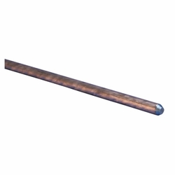 3/8 Inch X 5 Foot  Copper Bonded Ground Rod Pointed 613850 New