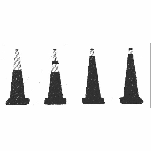 3 INCH COLLARS FOR CONES REFLECTORIZED TOP