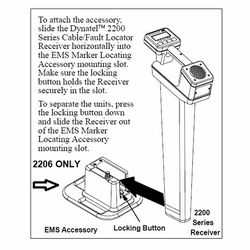 3M 2206 EMS MARKER LOCATOR ACCSSORY FOR TELEPHONE MARKERS REPAIRED