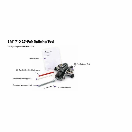 3M  3M710-Ut25A  3M710 25Pr Splicing Rig Tool 80611148687    No Case Head Only