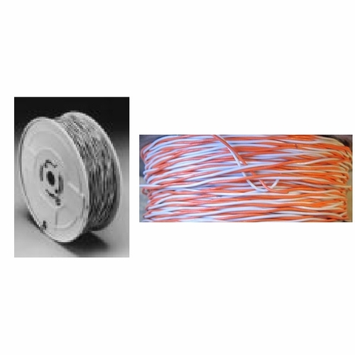 3M 4068 WIRE SPOOL (800 foot ) PIC .5MM (24 AWG) ORANGE/WHITE JUMPER WIRE 80610027536