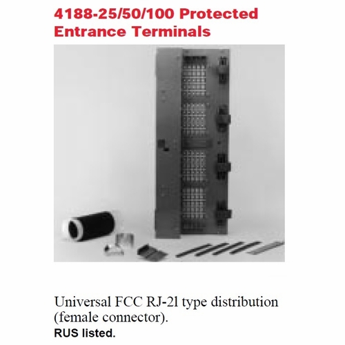 3M 4188-50 50Pr Ms2/Amphenol-Female Building Terminal 054007-33775
