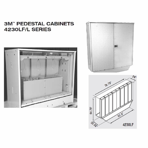 3M 4230Lf-Sshcto/3600-3600/Gbm-A  Gbm Fully Loaded Cabinet 80611305196 Almond