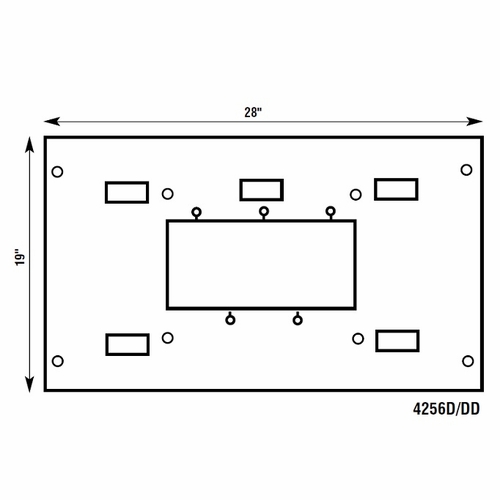 3M 4256D  DD MOUNTING RING FOR 4220D/DD CABINET 80611159312