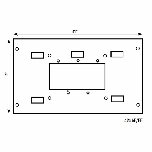 3M 4256E/EE-MR-A MOUNTING RING FOR 4220E/EE ALMOND CABINET 80611166945