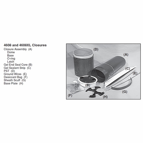 3M 4608XL REENTERABLE DOME CLOSURE