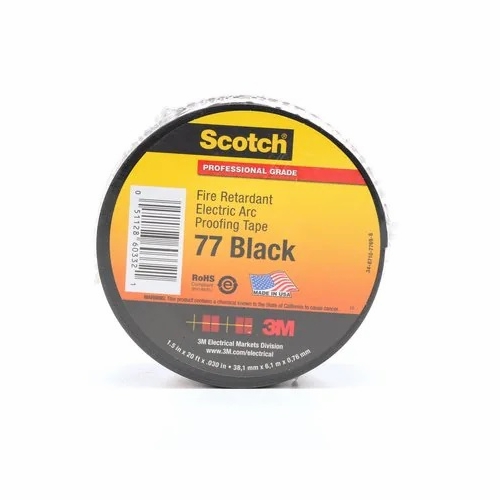 3M 77 1-1/2 Inch X20 Foot  Fire Retardent Tape Hc000602298
