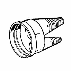 3M BB 2 DC-LHS DUAL CONE ENDCAP FOR BETTER BURIED CLOSURE