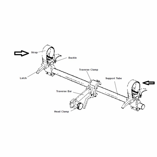 3M MS2 36 CABLE STRAP FOR TRAVERSE BAR 78-8012-9575-5