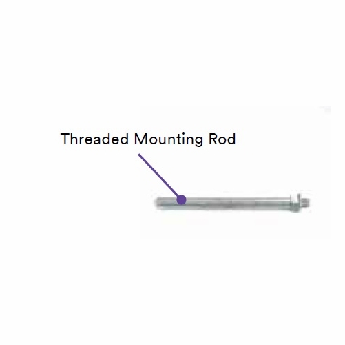 3M/Psi 710 Mounting Rod, 78-8125-3016-6   Pedestal