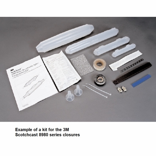 3M Scotchcast 8984-8882/Highgel Ridgid Body Enclosure Kit 80-6111-4778-8