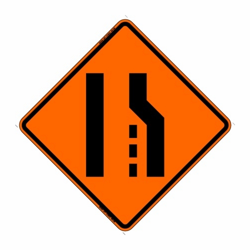 48 Inch   Inch Merge Left Inch  Premium Mesh Sign Rus