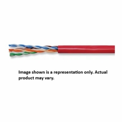 4PR 23AWG CMP CAT6 CABLE PLENUM WHITE JACKET POP BOX 1000 FT