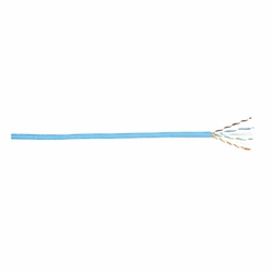 4PR 23AWG RISER CAT6 CABLE BLUE JACK REEL IN A BOX OF 1000 FT