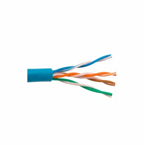 4Pr Pvc Cat5E+ 350Mhz Cable Blue Jacket Box Of 1000 Ft
