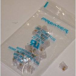 6-Conductor 6 Position Modular Plug Pk/25  6P6C