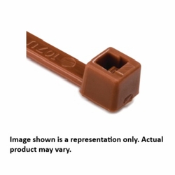 6 Inch Brown Tie Wrap Pt-30R-C-1 Case Of 1000 New