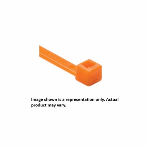 6 INCH ORANGE TIE WRAP PT-30R-C-3 CASE OF 1000 NEW