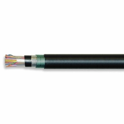 600PR 24AWG BKMH PASP AIRCORE ARMORED CABLE DOUBLE JACKET PER/FOOT