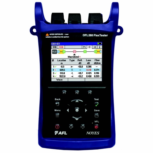 AFL Ofl280-103U Flex Tester 1310/1550 Sm Pon Otdr 1310/1550/1625 (Refurbed)