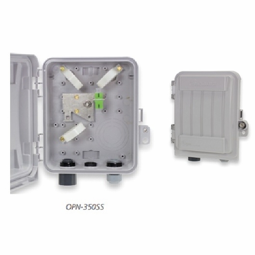 Afl Opn-350Ss Indoor/Outdoor 2-Coupler Fiber Demarcation Box, Dm000795
