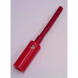 AIROTRONICS 590-16S RED TEST CONNECTOR FOR WIRE WRAP PINS ***ONE CONNECTOR ONLY***