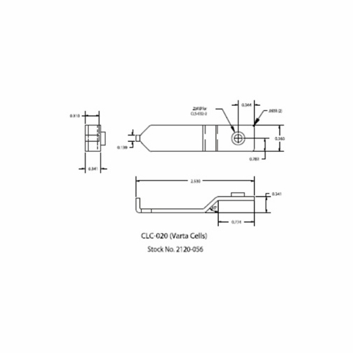 Alber 2120-056 Test Lead Jaw