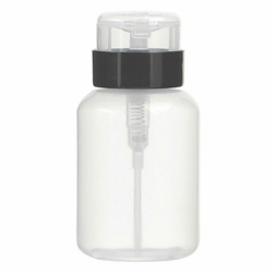 ALCOHOL PUMP BOTTLE 8 OZ TRANPARENT PUMP LEAK PROOF ALCOHOL BOTTLE