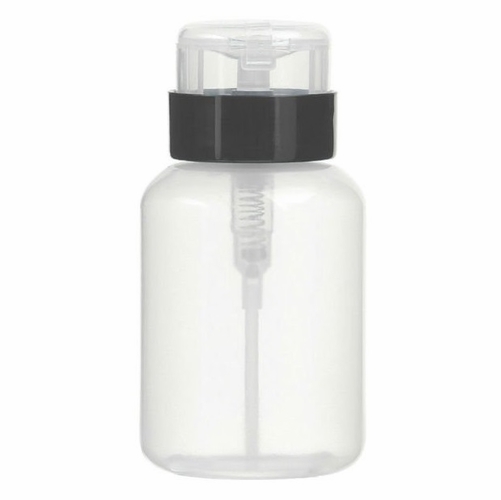 Alcohol Pump Bottle 8 Oz Tranparent Pump Leak Proof Alcohol Bottle