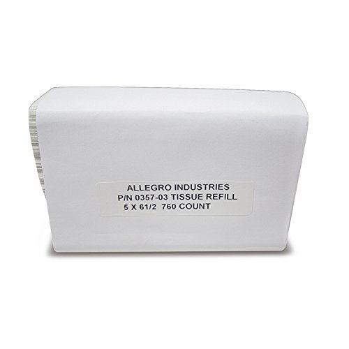 Allegro 0357-03 Refill Bulk Tissues, 760/Ct. (for 0357, 0360)