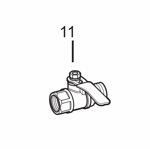 Allegro 04-922 Drain Tap, 3000-01 Airline Filter