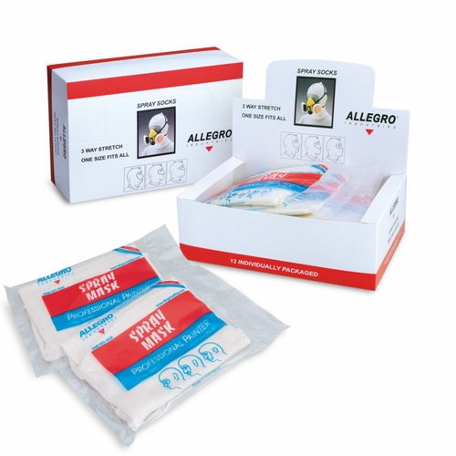 Allegro 1410-01 Spray Sock Display Box, Individually Bagged (12/Box)