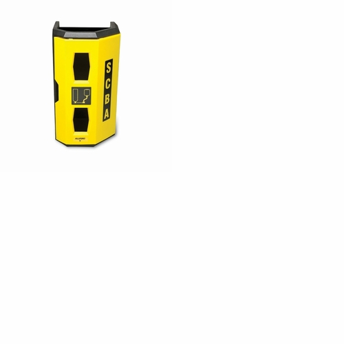 Allegro 4125 High Viz Heavy Duty Single Scba Wall Case, Yellow