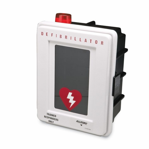 Allegro 4400-DS Plastic Defibrillator Wall Case w/ Alarm & Strobe